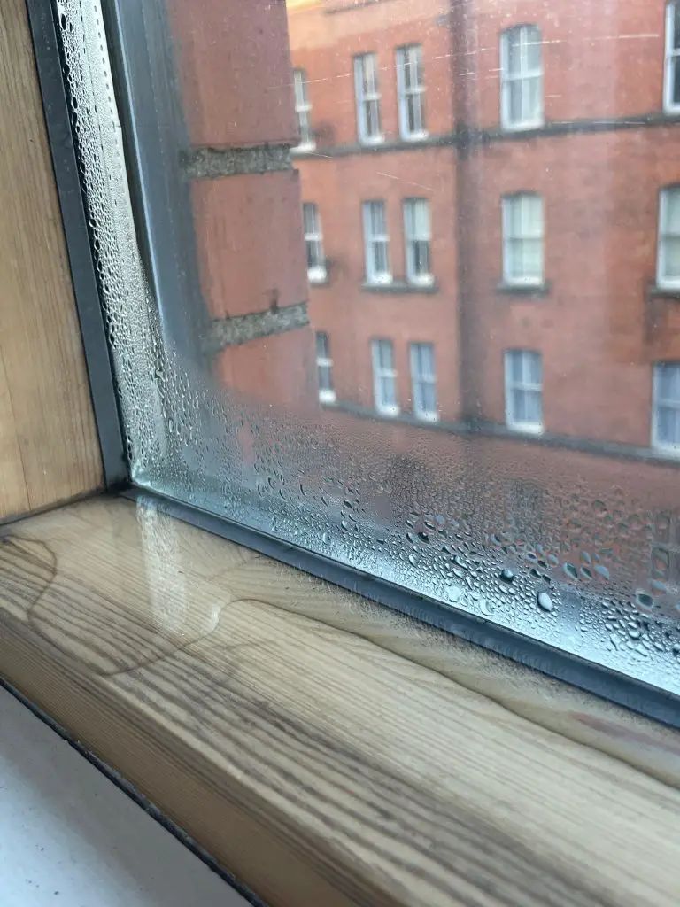 Damp floors in old houses an example of condensation