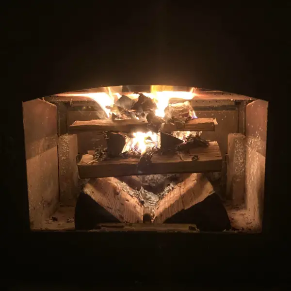 How to use a wood burning stove, nothing beats a cost fire